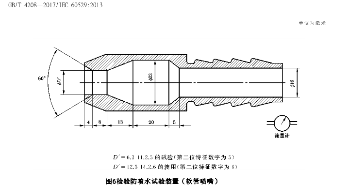 IPX56試驗(yàn)噴頭